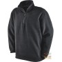 100% POLYESTER FLEECE WITH MOCK NECK COLOR BLACK TG S XXL