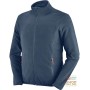 POLYESTER FLEECE WITH ZIPPER AT THE BOTTOM MICRO-FLEECE BLUE COLOR TG S XXXL