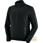 POLYESTER FLEECE WITH ZIPPER AT THE BOTTOM MICRO-FLEECE BLACK COLOR TG S XXL
