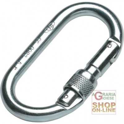 GALVANIZED STEEL SNAP HOOK WITH RING CLOSURE