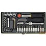 PROXXON 23080 SERIES OF WRENCHES 1/4 SOCKET AND RATCHET PCS 36