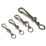 SIMPLEX SWIVEL SNAP HOOK IN NICKEL-PLATED STEEL MM. 40