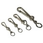 SIMPLEX SWIVEL SNAP HOOK IN NICKEL-PLATED STEEL MM. 80