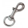 SNAP HOOK RINGS NICKEL PLATED BRASS MM. 121-1 1/4