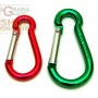 CARABINERS KEY RING WITH RING MM. 50 PCS. 2