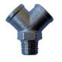 1/4 M - M- F THREADED AY FITTING