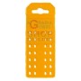 FLEXIBLE RESIN PLATE COLOR YELLOW CM. 14.5 X 55