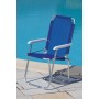 PLAYA ALUMINUM ARMCHAIR MOD. MAGNUM BLUE COLOR