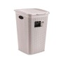 Elegance Laundry Basket In Powder Plastic lt. 50