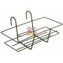 VASE HOLDER IN RECTANGULAR GREEN PLASTIC IRON CM. 40