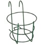 VASE HOLDER IN BLACK PLASTIC-PLATED ROUND IRON DIAM. CM.22