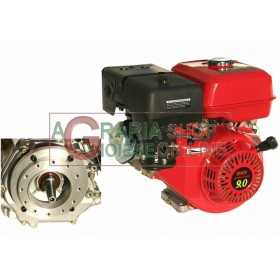 HORIZONTAL TYPE PETROL ENGINE HP. 9 CONICAL RECOIL STARTER