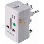 UNIVERSAL TRAVEL ADAPTER SOCKET 10A 2P WITH T