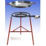 REBER KIT PAELLA CM. 60 INCLUDING STOVE, THREE-FEET SUPPORT AND