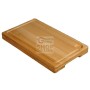 REBER NATURAL BEECH CUTTER WITH SLOTS FOR LIQUID DRAIN CM. 60X30X5