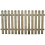 SUNFLOWER WOODEN FENCE WITH BARRIER CM.180X100