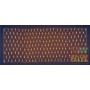 NET 384 MINIL.MULTICOLOR WITH CON.230X80 CM. 06287