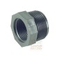 RIDUZIONE FILETTATA NERA M/F 1 1/4 x 3/4 POLL.