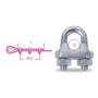 Rubur Clamp in galvanized steel (1/2) / S13