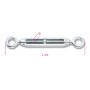 Robur Turnbuckles with two galvanized eyes (1/2) Z / SM12