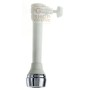 WATER JET WITH SHOWER AND CHROME AERATOR SCREW CLAMP CM. 10