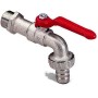 LEVER TAP WITH BALL AND HOSE HOLDER GR. 1