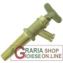 BRASS WINE TASTER TAP WITH HEAVY KEY MM. 8