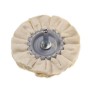 WHEEL IN FABRIC TO POLISH METALS AND GLASS MM. 80 STEM DIAM. 6
