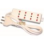 MULTIPRESA 4 PRESE BIPASSO 10/16A CON T 3X1 MT. 1,5 ART. 174AC 