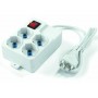 MULTI-SOCKET 4 SCHUKO 10 / 16A + E 3X1 MT. 1.5 ART. 045