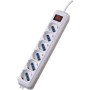 MULTIPRESA 6 SCHUKO 10/16A CON INTERRUTTORE 