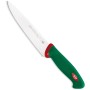 SANELLI PREMANA KITCHEN KNIFE WITH GREEN AND RED HANDLE CM. 18