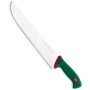 SANELLI PREMANA FRENCH BUTCHER KNIFE GREEN AND RED HANDLE CM. 33