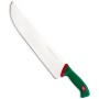 SANELLI PREMANA SLICING KNIFE WITH GREEN AND RED HANDLE CM. 36