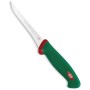 SANELLI PREMANA BONING KNIFE WITH GREEN AND RED HANDLE CM. 14