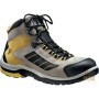 HIGH SHOE IN SPLIT TOE AND FOIL SOLE IN TRIPLE DENSITY POLYURETHANE COLOR YELLOW GRAY