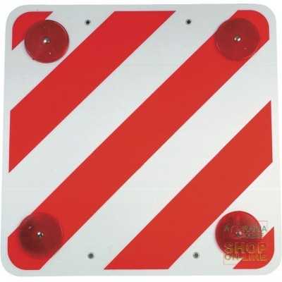 CARTELLI IN PLASTICA PER CARICHI SPORGENTI CM 50X50 