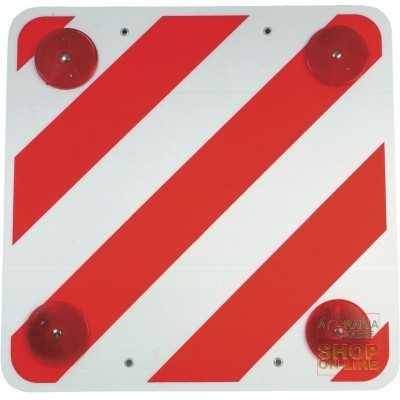 PLASTIC SIGN FOR PROJECTING LOADS CM 50X50