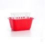 RECTANGULAR CUTLERY SCOLA Yellow Ocher / Acid Green / Red