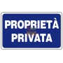 CARTELLO SEGNALE PROPRIETA PRIVATA MM. 300X200 