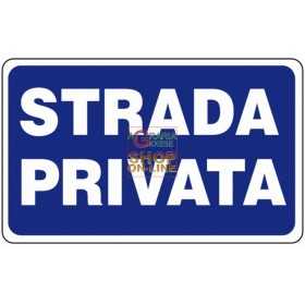 PRIVATE ROAD SIGN MM. 300X200