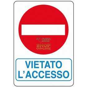 SIGN FOR NO ACCESS MM. 300X200