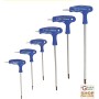 TORX WRENCH SET 6 PIECES T10-T40 WITH HANDLE AT