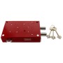 LOCK FOR GUN CABINET WITH DOUBLE BIT 3 PLACES NEW