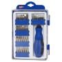 SCREWDRIVER SET WITH 30 ASSORTED INTERCHANGEABLE TIPS
