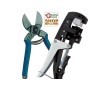 TWO HOLES SCISSOR SET DOUBLE CUT AND BLACK MANUAL GRAFTING