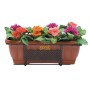 RECTANGULAR BALCONY FLOWERING VASE AND VASE SET CM.50