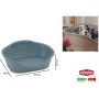 SLEEPER 2 LETTINO PER CANI E GATTI PICCOLI TAGLIA BLU ACCIAIO CM. 68,5x49x27,5h.