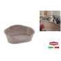 SLEEPER 3 LETTINO PER CANI E GATTI PICCOLI E MEDIA TAGLIA TORTORA cm. 80x55x32h