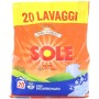 SOLE DETERSIVO BUCATO LAVATRICE RICARICA POLVERE BIANCO